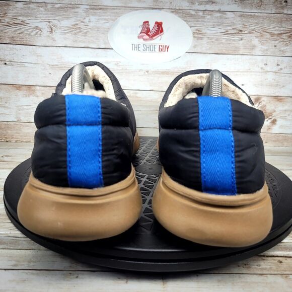 Dearfoams Men's Size 11-12 L Andre Lounge Nylon Black Clog Slippers - Picture 7 of 12